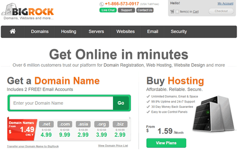 BigRock Domain Registrar Cheap Domain Name Techoize